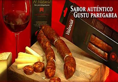 Chorizos de Orozko Hermanos Valencia chorizo con vino